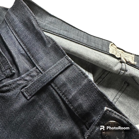 Current Elliot The Stiletto Gray Wash Raw Hem Jeans - Picture 16 of 16